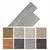 Samoljepljive PVC podne daske 30,5 x 61 cm 28 pcs PVC Tamnosiva