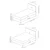 HANAH HOME Krevet Motya 90 x 190 Light Grey