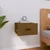 Vidaxl vidaXL Stenska nočna omarica 40x29,5x22 cm medeno rjava