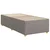 Vidaxl Box spring postelja z vzmetnico taupe 90x190 cm blago