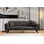 Atelier del Sofa Trosed na razvlačenje Leon 92x77x222cm Antracit