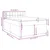 Vidaxl Box spring postelja z vzmetnico temno rjav 140x190 cm blago
