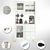 HANAH HOME Grano 96 White
