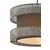 Opviq Luster Halo, 40x40cm, Antracit-crni