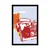 Plakat retro avto z abstrakcijo - 20x30 black