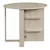 Hanah Home Sklopivi sto Middle 90x77x45cm Hrast