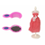 Doll with Clothes Wardrobe Room Furniture Wardrobe Bed AccessoriesGO – Kart na akumulator – (B-Stock) crveni