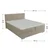 Homestar Vzmetnica Box spring Seattle 207x180x107 cm Bež