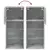 TV ormarić s LED svjetlima siva boja betona 40,5x30x90 cm