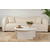 HANAH HOME Sto za dnevnu sobu Moira Wood White
