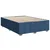 Vidaxl Box spring postelja z vzmetnico modra 140x200 cm blago