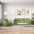 Set sofe 2 pcs Svijetlo zelena 228 x 78 x 80 cm Baršun