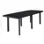 Vidaxl Vrtna miza plastika 216x90x72 cm antracitna
