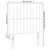 Vidaxl LED posteljno vzglavje črno 90x5x118/128 cm blago