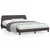 Vidaxl Posteljni okvir Dover temno rjav 160x200 cm blago