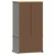 Ormar VIGO sivi 90 x 55 x 170 cm od masivne borovine