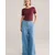 WE Fashion Majica burgund