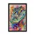 Plakat krokodil v imitaciji umetniške slike - 40x60 silver