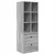 Highboard s ladicama Siva Sonoma 45,5 x 34 x 127 cm
