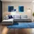 Atelier del Sofa Ugaona garnitura Tulip 97x80x193cm Tamnosiva
