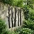 WallXpert metalni zidni ukras 5536, stabla breze, 5 delova, 100 x 100 cm, crni