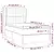 Greatstore Box spring postelja z vzmetnico taupe 90x190 cm blago
