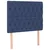 Vidaxl Box spring postelja z vzmetnico moder 90x200 cm blago