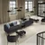 LILLEHEM Modul. sofa 4-sed s pom. stočićem, Gunnared tamnosiva/metal