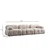 Atelier del Sofa Ugaona garnitura Petite, 290x160 cm, Krem