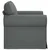 Vidaxl Kavč Temno siva 95 x 82 x 80 cm blago