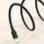 Mcdodo MCDODO polnilnik USB Lightning kabel za hitro polnjenje za iPhone 1M LED črne barve