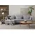 Atelier del Sofa Ugaona garnitura Flexy Relax, 285 x 150 x 100 cm, Siva