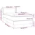 Vidaxl Box spring postelja z vzmetnico temno rjava 100x200 cm blago