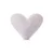 Aberto Design Dekorativni jastuk Heart, 38x33x9 cm, Beli