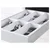 METOD / MAXIMERA Pod.orm.2front/2dnj/1srd/1vis.fiok, bela/Veddinge bela, 40x60 cm
