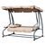 MULTIGARDEN Bastenska ljuljaska - lezaljka 2u1 beige