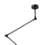 Brilagi - LED luster na stalku IRONBEAM 1xE27/60W/230V crna