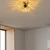 Opviq Zidna lampa Benek-15-14384, 15x15x18cm, IP20, Zlatna boje