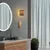 Opviq Zidna lampa Lumora-15338, 14x22x72cm, IP20, Zlatno-braon boje