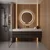 Stensko ogledalo LED 80cm Modern