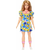 Mattel Barbie s Downovým syndrómom - šaty s modrými a žltými kvetinami