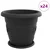 Saksije za biljke 24 pcs Crna O 39 x 32 cm Plastika