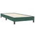 Box Spring krevet bez madracem tamno zeleni 100x220 cm baršun