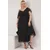 Trendyol Curve Ženska haljina Tbbss25Ah00162, Crna
