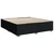 Vidaxl Box spring postelja z vzmetnico črna 180x200 cm blago