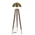 Aberto Design Podna lampa Retro , 165 cm, E27, Zlatne boje