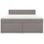 Vidaxl Box spring postelja z vzmetnico taupe 180x200 cm blago