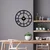 Wallity Zidni sat Pari, 49x49 cm, Crni