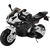 STIV Dečiji motor sa pomoćnim točkovima BMW 1000RR, Licencirani model, Crni