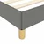 vidaXL Posteljni okvir temno siv 90x190 cm blago